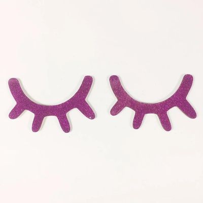 1 Pair Nordic Style Cute Wooden 3D Eyelash Wall Sticker Decor Children Kids Baby Room Background Wall Sticker Home Decoration Red