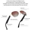 HWSYTEK Smart Polarized sunglasses with bluetooth speaker Microphone listening to music making phone call Intelligen Audio sunglasses (blue) view 4