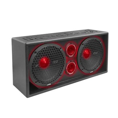 Memphis Audio SRXPE10D4T SRX Pro Dual 10" w/Tweeter Full Range Truck Enclosure w/LED