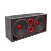 Memphis Audio SRXPE10D4T SRX Pro Dual 10" w/Tweeter Full Range Truck Enclosure w/LED view 1