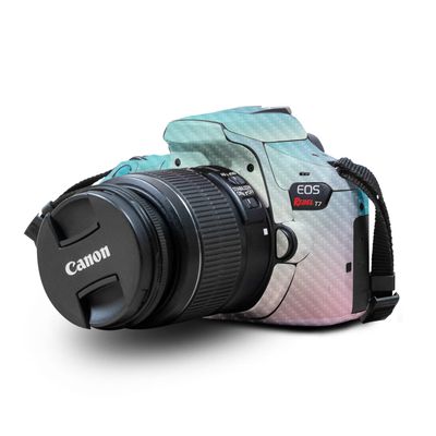 Carbon Fiber Skin Compatible with Canon EOS Rebel T7 Camera - Vivid Fog - Premium 3M Vinyl Protective Wrap Decal Cover - Easy to Apply | Crafted in The USA by MightySkins