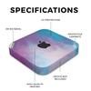 Carbon Fiber Skin Compatible with Apple Mac Mini M2 (2023) - Cotton Candy Sky - Premium 3M Vinyl Protective Decal Cover - Easy to Apply | Crafted in The USA by MightySkins view 2