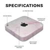 Skin Compatible with Apple Mac Mini M2 Pro (2023) - Girly Marble Dazzle - Premium 3M Vinyl Protective Wrap Decal Cover - Easy to Apply | Crafted in The USA by MightySkins view 2