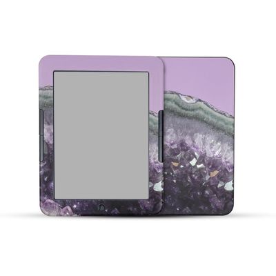 E-Reader Skin Compatible with Barnes & Noble Nook GlowLight 4e (2022) - Amethyst Agate - Premium 3M Vinyl Protective Wrap Decal Cover - Easy to Apply | Crafted in The USA by MightySkins