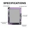 E-Reader Skin Compatible with Barnes & Noble Nook GlowLight 4e (2022) - Amethyst Agate - Premium 3M Vinyl Protective Wrap Decal Cover - Easy to Apply | Crafted in The USA by MightySkins view 2