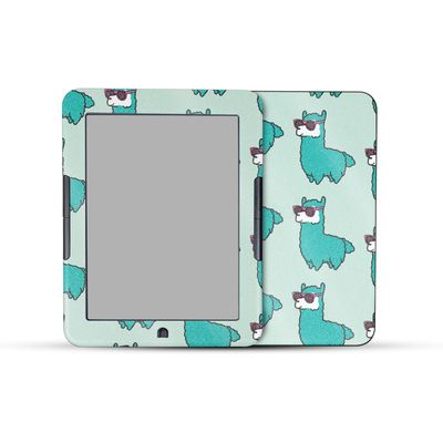 Glossy Glitter Tablet Skin Compatible with Barnes & Noble Nook GlowLight 4e (2022) - Awesome Alpacas - Premium 3M Vinyl Protective Wrap Decal Cover - Easy to Apply | Crafted in The USA by MightySkins