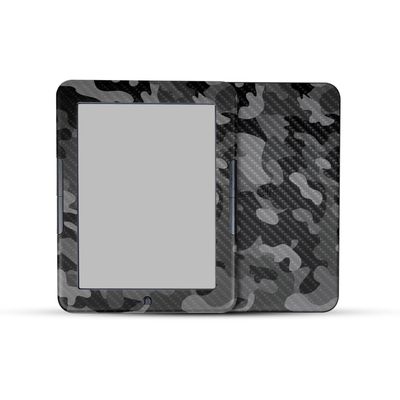 Carbon Fiber Tablet Skin Compatible with Barnes & Noble Nook GlowLight 4e (2022) - Black Camo - Premium 3M Vinyl Protective Wrap Decal Cover - Easy to Apply | Crafted in The USA by MightySkins