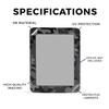 Carbon Fiber Tablet Skin Compatible with Barnes & Noble Nook GlowLight 4e (2022) - Black Camo - Premium 3M Vinyl Protective Wrap Decal Cover - Easy to Apply | Crafted in The USA by MightySkins view 2