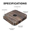 Carbon Fiber Skin Compatible with Apple Mac Mini M2 (2023) - Woody - Premium 3M Vinyl Protective Wrap Decal Cover - Easy to Apply | Crafted in The USA by MightySkins view 2