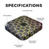 Glossy Glitter Skin Compatible with Apple Mac Mini M2 (2023) - Primary Honeycomb - 3M Vinyl Protective Decal Cover - Easy to Apply | Crafted in The USA by MightySkins view 2