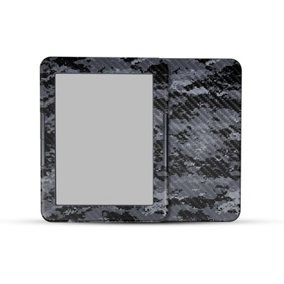 Carbon Fiber Tablet Skin Compatible with Barnes & Noble Nook GlowLight 4 (2021) - Digital Camo - Premium 3M Vinyl Protective Wrap Decal Cover - Easy to Apply | Crafted in The USA by MightySkins