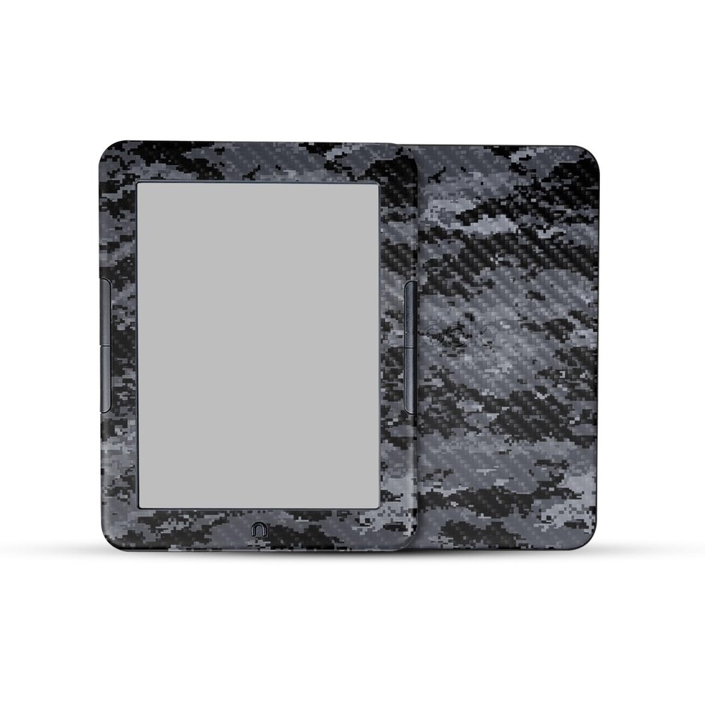 Carbon Fiber Tablet Skin Compatible with Barnes & Noble Nook GlowLight 4 (2021) - Digital Camo - Premium 3M Vinyl Protective Wrap Decal Cover - Easy to Apply | Crafted in The USA by MightySkins