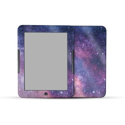 Glossy Glitter Tablet Skin Compatible with Barnes & Noble Nook GlowLight 4 (2021) - Violet Stars - Premium 3M Vinyl Protective Wrap Decal Cover - Easy to Apply | Crafted in The USA by MightySkins