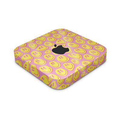 Glossy Glitter Skin Compatible with Apple Mac Mini M2 (2023) - Melted Faces - Premium 3M Vinyl Protective Decal Cover - Easy to Apply | Crafted in The USA by MightySkins