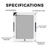 Carbon Fiber Tablet Skin Compatible with Barnes & Noble Nook GlowLight 4e (2022) - Solid White - Premium 3M Vinyl Protective Wrap Decal Cover - Easy to Apply | Crafted in The USA by MightySkins view 2