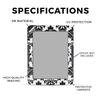Carbon Fiber E-Reader Skin Compatible with Barnes & Noble Nook GlowLight 4e (2022) - Vintage Damask - Premium 3M Vinyl Protective Wrap Decal Cover - Easy to Apply | Crafted in The USA by MightySkins view 2