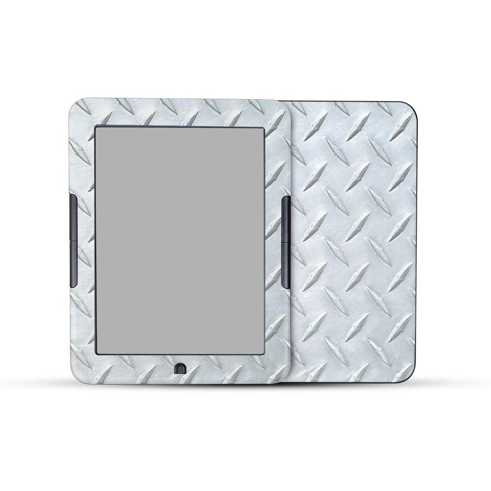 E-Reader Skin Compatible with Barnes & Noble Nook GlowLight 4e (2022) - Diamond Plate - Premium 3M Vinyl Protective Wrap Decal Cover - Easy to Apply | Crafted in The USA by MightySkins