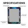 Carbon Fiber Tablet Skin Compatible with Barnes & Noble Nook GlowLight 4e (2022) - Space Horizon - Premium 3M Vinyl Protective Wrap Decal Cover - Easy to Apply | Crafted in The USA by MightySkins view 2