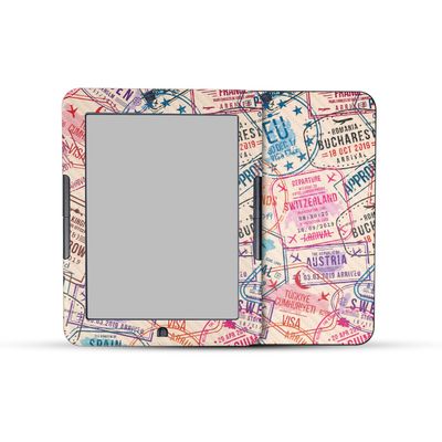 Carbon Fiber Tablet Skin Compatible with Barnes & Noble Nook GlowLight 4e (2022) - Ive Been Everywhere - 3M Vinyl Protective Wrap Decal Cover - Easy to Apply | Crafted in The USA by MightySkins