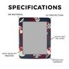 Carbon Fiber E-Reader Skin Compatible with Barnes & Noble Nook GlowLight 4e (2022) - Skulls N Roses - Premium 3M Vinyl Protective Wrap Decal Cover - Easy to Apply | Crafted in The USA by MightySkins view 2
