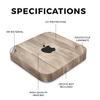 Glossy Glitter Skin Compatible with Apple Mac Mini M2 Pro (2023) - On The Fence - Premium 3M Vinyl Protective Wrap Decal Cover - Easy to Apply | Crafted in The USA by MightySkins view 2
