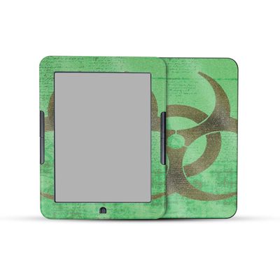Glossy Glitter E-Reader Skin Compatible with Barnes & Noble Nook GlowLight 4e (2022) - Biohazard - Premium 3M Vinyl Protective Wrap Decal Cover - Easy to Apply | Crafted in The USA by MightySkins