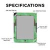 Glossy Glitter E-Reader Skin Compatible with Barnes & Noble Nook GlowLight 4e (2022) - Biohazard - Premium 3M Vinyl Protective Wrap Decal Cover - Easy to Apply | Crafted in The USA by MightySkins view 2