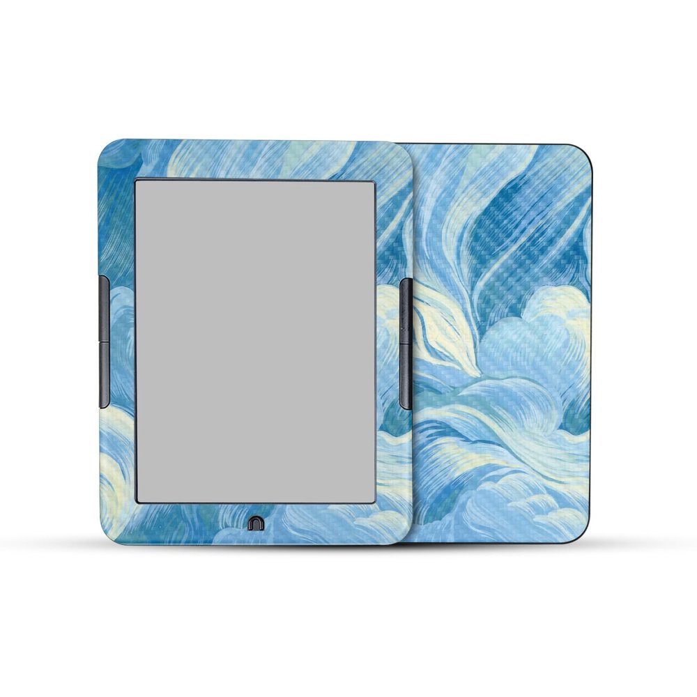 Carbon Fiber E-Reader Skin Compatible with Barnes & Noble Nook GlowLight 4e (2022) - Whimsical - Premium 3M Vinyl Protective Wrap Decal Cover - Easy to Apply | Crafted in The USA by MightySkins
