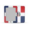 Carbon Fiber E-Reader Skin Compatible with Barnes & Noble Nook GlowLight 4e (2022) - Dominican Flag - Premium 3M Vinyl Protective Wrap Decal Cover - Easy to Apply | Crafted in The USA by MightySkins view 1
