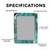 E-Reader Skin Compatible with Barnes & Noble Nook GlowLight 4e (2022) - Turquoise Ripple - Premium 3M Vinyl Protective Wrap Decal Cover - Easy to Apply | Crafted in The USA by MightySkins view 2
