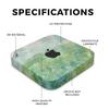 Glossy Glitter Skin Compatible with Apple Mac Mini M2 Pro (2023) - Green Wheat Fields - 3M Vinyl Protective Decal Cover - Easy to Apply | Crafted in The USA by MightySkins view 2