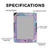 Carbon Fiber Tablet Skin Compatible with Barnes & Noble Nook GlowLight 4e (2022) - Dreamy Reef - Premium 3M Vinyl Protective Wrap Decal Cover - Easy to Apply | Crafted in The USA by MightySkins view 2