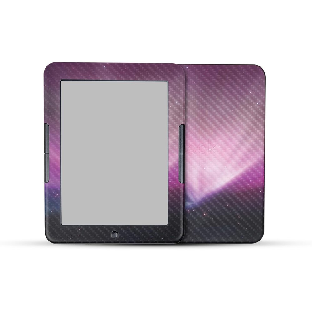 Carbon Fiber E-Reader Skin Compatible with Barnes & Noble Nook GlowLight 4e (2022) - Spaced Out - Premium 3M Vinyl Protective Wrap Decal Cover - Easy to Apply | Crafted in The USA by MightySkins