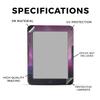 Carbon Fiber E-Reader Skin Compatible with Barnes & Noble Nook GlowLight 4e (2022) - Spaced Out - Premium 3M Vinyl Protective Wrap Decal Cover - Easy to Apply | Crafted in The USA by MightySkins view 2