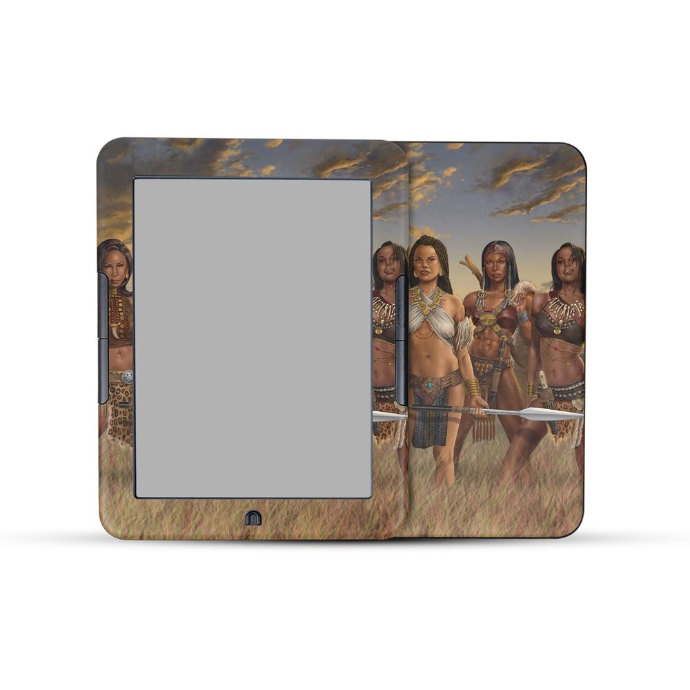 E-Reader Skin Compatible with Barnes & Noble Nook GlowLight 4e (2022) - African Queens - Premium 3M Vinyl Protective Wrap Decal Cover - Easy to Apply | Crafted in The USA by MightySkins