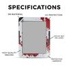 Carbon Fiber Tablet Skin Compatible with Barnes & Noble Nook GlowLight 4 (2021) - Bullet Holes - Premium 3M Vinyl Protective Wrap Decal Cover - Easy to Apply | Crafted in The USA by MightySkins view 2