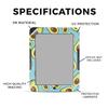 Carbon Fiber E-Reader Skin Compatible with Barnes & Noble Nook GlowLight 4e (2022) - Blue Avocados - Premium 3M Vinyl Protective Wrap Decal Cover - Easy to Apply | Crafted in The USA by MightySkins view 2