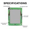 Carbon Fiber E-Reader Skin Compatible with Barnes & Noble Nook GlowLight 4e (2022) - Biohazard - Premium 3M Vinyl Protective Wrap Decal Cover - Easy to Apply | Crafted in The USA by MightySkins view 2