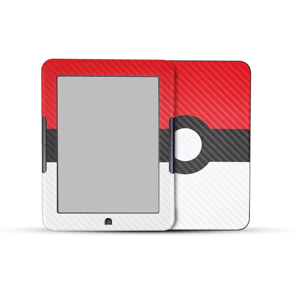 Carbon Fiber Tablet Skin Compatible with Barnes & Noble Nook GlowLight 4 (2021) - Battle Ball - Premium 3M Vinyl Protective Wrap Decal Cover - Easy to Apply | Crafted in The USA by MightySkins