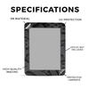 Carbon Fiber E-Reader Skin Compatible with Barnes & Noble Nook GlowLight 4e (2022) - Tech Wave - Premium 3M Vinyl Protective Wrap Decal Cover - Easy to Apply | Crafted in The USA by MightySkins view 2