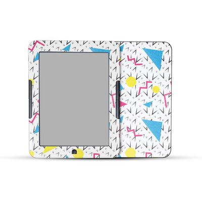Glossy Glitter E-Reader Skin Compatible with Barnes & Noble Nook GlowLight 4e (2022) - 90s Fun - Premium 3M Vinyl Protective Wrap Decal Cover - Easy to Apply | Crafted in The USA by MightySkins
