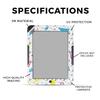 Glossy Glitter E-Reader Skin Compatible with Barnes & Noble Nook GlowLight 4e (2022) - 90s Fun - Premium 3M Vinyl Protective Wrap Decal Cover - Easy to Apply | Crafted in The USA by MightySkins view 2