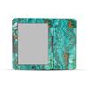 Carbon Fiber E-Reader Skin Compatible With Barnes & Noble Nook GlowLight 4e (2022) - Turquoise Ripple - Premium 3M Vinyl Protective Wrap Decal Cover - Easy To Apply | Crafted in the USA by MightySkins view 1