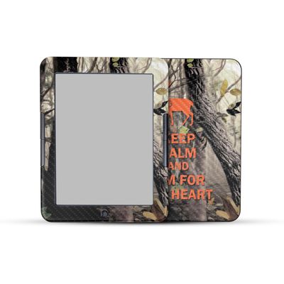 Carbon Fiber E-Reader Skin Compatible with Barnes & Noble Nook GlowLight 4e (2022) - Deer Hunter - Premium 3M Vinyl Protective Wrap Decal Cover - Easy to Apply | Crafted in The USA by MightySkins