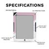 Carbon Fiber E-Reader Skin Compatible With Barnes & Noble Nook GlowLight 4e (2022) - Pretty Pineapple - Premium 3M Vinyl Protective Wrap Decal Cover - Easy To Apply | Crafted in the USA by MightySkins view 2
