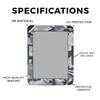 Carbon Fiber Tablet Skin Compatible with Barnes & Noble Nook GlowLight 4 (2021) - Gray Camouflage - Premium 3M Vinyl Protective Wrap Decal Cover - Easy to Apply | Crafted in The USA by MightySkins view 2