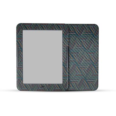 Carbon Fiber E-Reader Skin Compatible With Barnes & Noble Nook GlowLight 4e (2022) - Triangle Stripes - Premium 3M Vinyl Protective Wrap Decal Cover - Easy To Apply | Crafted in the USA by MightySkins