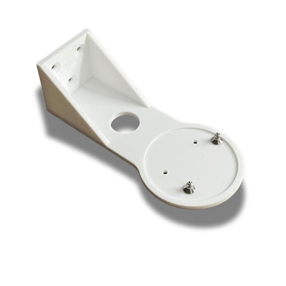 Bracket Mount Compatible with Ring Stick Up Camera | Overhang or Ceiling Mounting Bracket for Indoor or Outdoor Use | Made in USA (Stick Up, White)