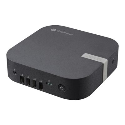 ASUS Chromebox 5a with Intel Celeron 7305 Processor, 4GB DDR4 RAM, 128GB M.2 PCIe G4x4 NVMe SSD, Quad-Display, Wi-Fi 6E & Bluetooth, Gb LAN, USB-C, Chrome OS, VESA Mount