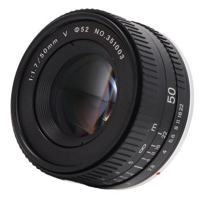50mm F1.7 Large Aperture Lens,Full Frame Manual Fixed Focus Telephoto Lens,Wide Angle Lens for DSLR Mirrorless Camera